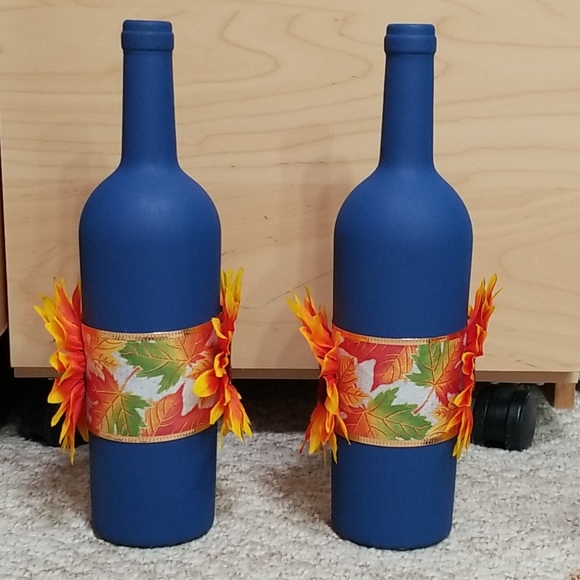 Hand Crafted Upcycle Center Piece 3 Set Decor - Picture 4 of 8